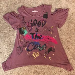 Disney Descendants 2 cold shoulder top